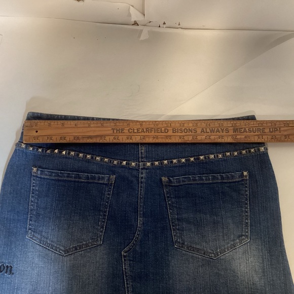 Harley-Davidson Denim Skirt size 12 - Picture 8 of 12